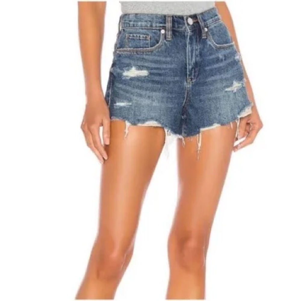 BLANK The Barrow Vintage High Rise Denim Shorts